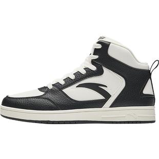 安踏高帮板鞋女鞋2025冬季新款潮流滑板鞋情侣百搭运动鞋官方旗舰