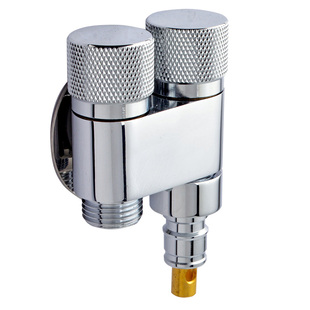 全铜超薄洗衣机角阀超短省空间迷你贴墙极窄超扁小尺寸三角阀三通