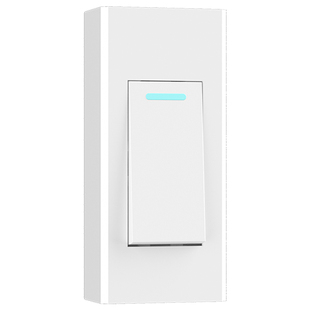 床头开关家用单控按钮中途明装手捏小开关电台灯船型双控翘板开关