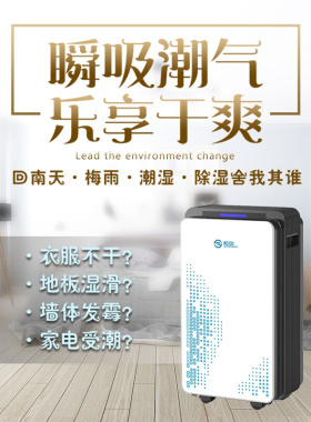 除湿机卧室地下室家用抽湿机小型除湿器吸湿去潮湿干燥机28E