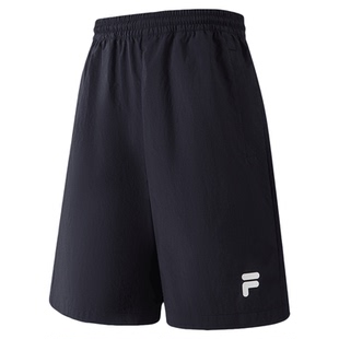 FILA KIDS斐乐童装儿童梭织五分裤夏男女大小童防晒透气运动短裤