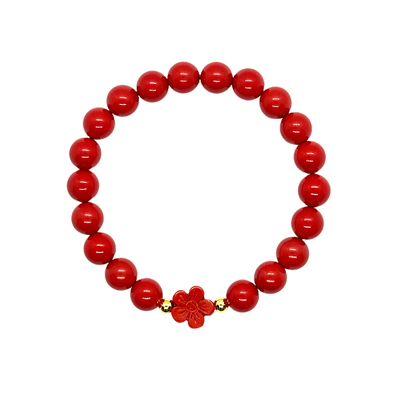 贵州铜仁万山朱砂手串天然紫金砂