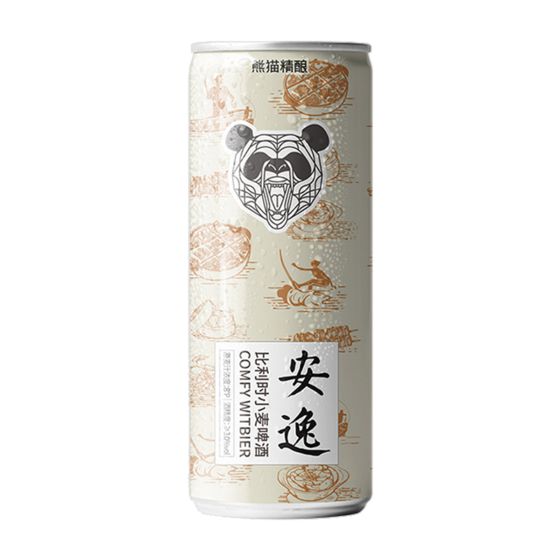 熊猫精酿啤酒精酿比利时小麦啤官方原浆扎啤酒整箱特价24罐装