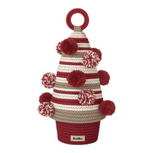 纳茉【糖果屋】新年树装饰摆件收纳筐手工编织置物筐高颜值储物篮