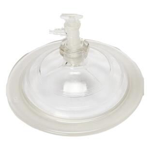 实验室玻璃干燥器盖子白色透明真空150/180/210/240/300/350/400mm