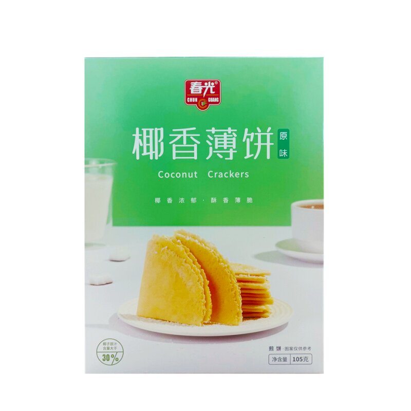 春光海南特产芒果味椰香薄饼