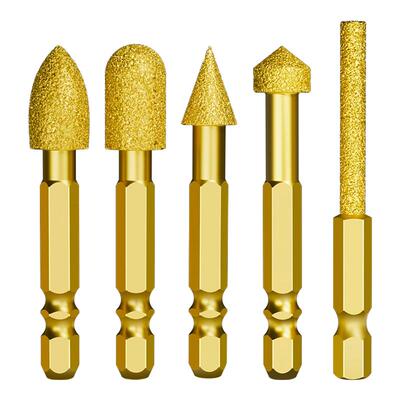 蓝胜六角柄打磨头铸铁石材专用