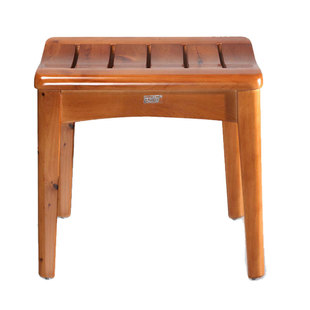 朴易实木板凳方凳换鞋凳家用凳子简约柏木浴足凳化妆凳浴室木凳