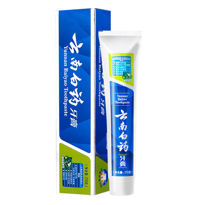 云南白药薄荷清新口气美白牙膏