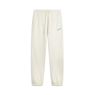 李宁卫裤男2026新款反伍BADFIVE宽松裤子春季毛圈束脚针织运动裤