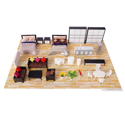 沙盘建筑材料diy户型场景仿真迷你模型微缩景观设计套装房子家具