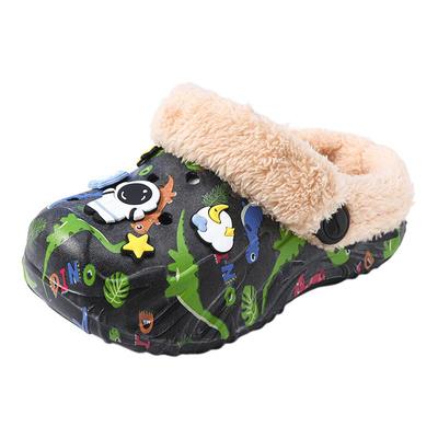 儿童棉鞋男童冬季加绒防水鞋面