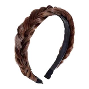 儿童鱼骨辫假发发箍麻花辫发卡女孩发捆压发女童头箍头饰2025新款