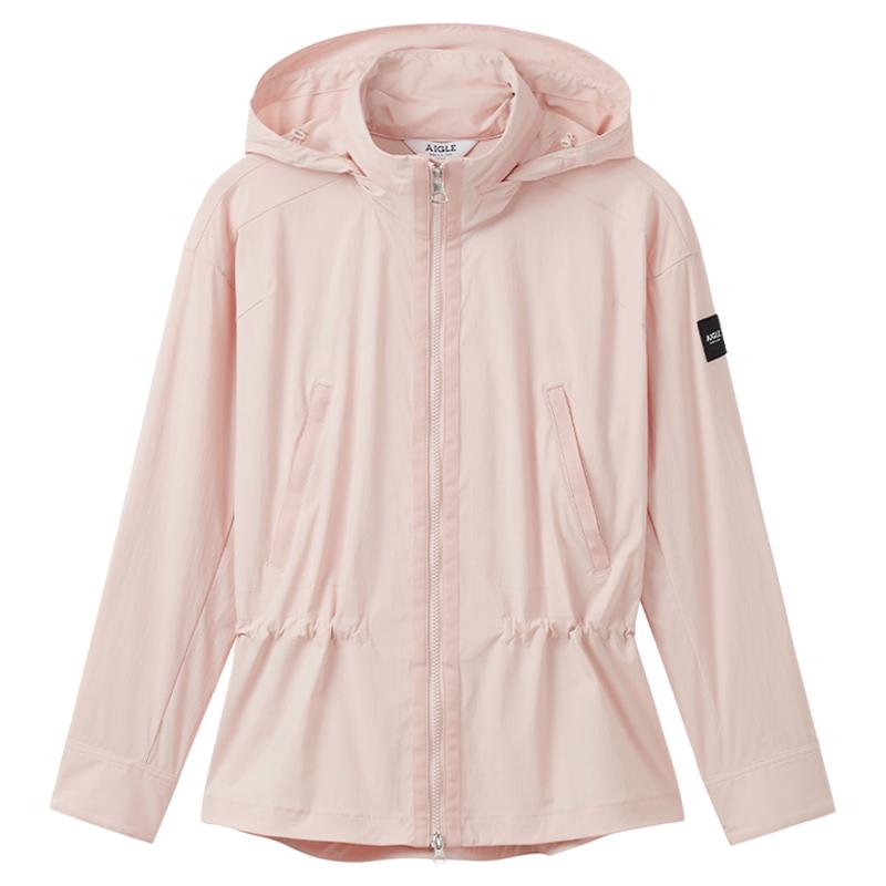 AIGLE艾高防泼水防晒衣时尚收腰轻量皮肤衣女装薄款山系上衣外套