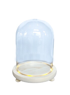 香薰透明玻璃灯罩蜡烛防风摆件