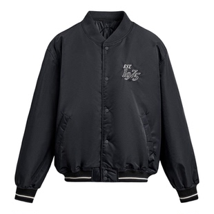 柜699！25特惠精选男装 撞色刺绣飞行员长袖夹克外套 4391320 500