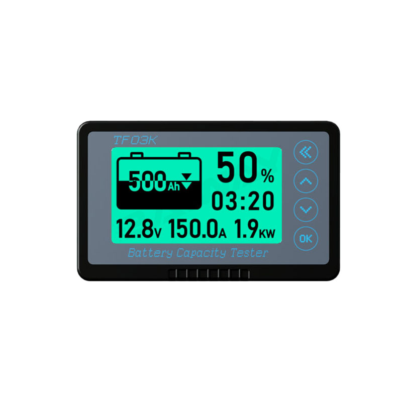 TF03K房车库仑计电量显示器RS485TTL232通讯铁锂电池电量表库伦计