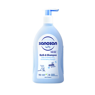 德国进口哈罗闪新生婴儿洗发沐浴露二合一宝宝洗发水沐浴乳500ml