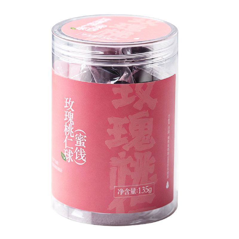 活法儿 玫瑰桃仁球山楂重瓣红玫瑰陈皮肉桂零食罐装软糯口感