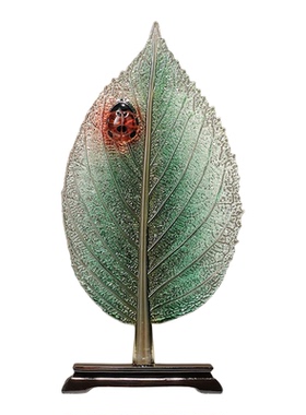 树叶摆件乔迁开业礼品高档