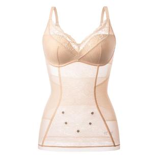 夏季薄款吊带塑身衣免穿文胸收腹塑形美体内衣收腰束型大码束身衣