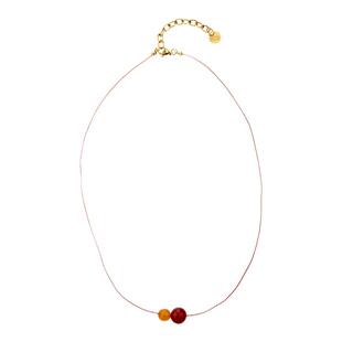 Dare买手店 iranlon自然论细丝顶红项链女串珠精致百搭设计感首饰