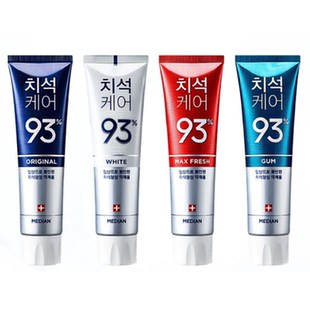 韩国正品爱茉莉麦迪安93牙膏86抗敏感洁白美白口气清新去牙渍烟渍