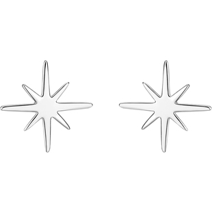 潮宏基铂雅系列铂金耳钉白金PT950耳饰星星时尚新年礼物
