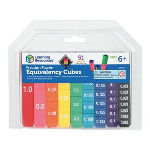 美国learningresources分数塔分数教具专项训练分数是分出来的6+