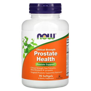 美国Now Foods锯棕榈荨麻根前列健康prostate health 90粒
