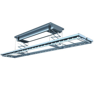 家家靓超薄电动晾衣架大阳台室内固定直杆四根钢丝绳智能伸缩