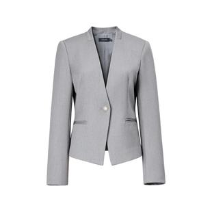 颜域职场短款西装外套女2026春季新款通勤百搭名媛高级感气质西服