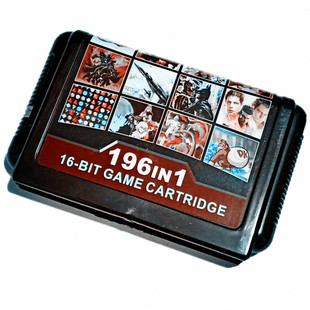 世嘉卡196合一黑卡16位MD游戏卡蜘蛛侠蝙蝠侠炸弹人洛克人异形3