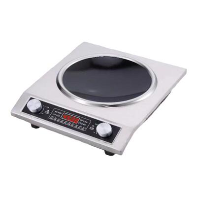 先科双旋钮凹面家用4500w大功率电磁炉爆炒猛火节能台式凹型灶