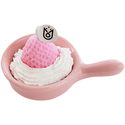 草莓奶挞可爱奶油香薰蜡烛