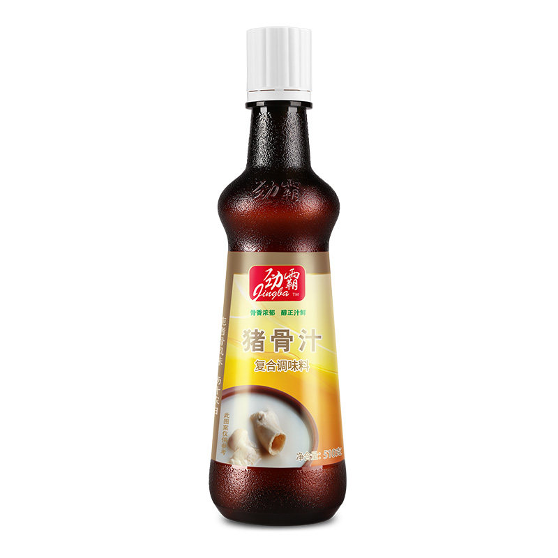 劲霸猪骨汁510*6瓶 猪骨高汤浓汤麻辣烫米线火锅底料大骨汤正品