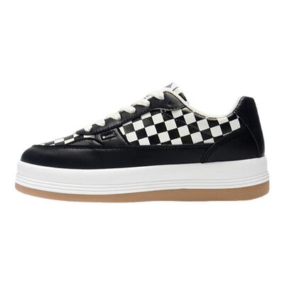 istep万花筒棋盘格平底鞋