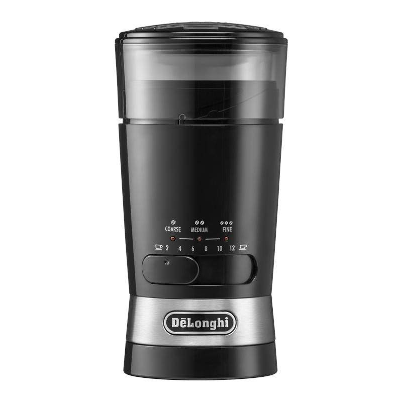 delonghi/德龙 家用电动按压式磨豆机咖啡豆研磨\磨粉 KG210小型