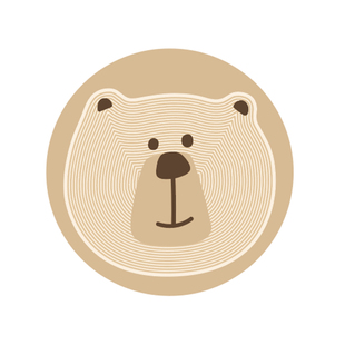 儿童房间卡通圆形地毯可爱女孩卧室书房床边垫子厚毛绒阅读区地垫