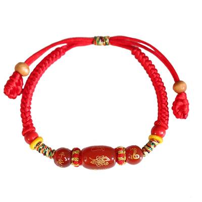 2026年太岁红绳手链本命年马鼠牛