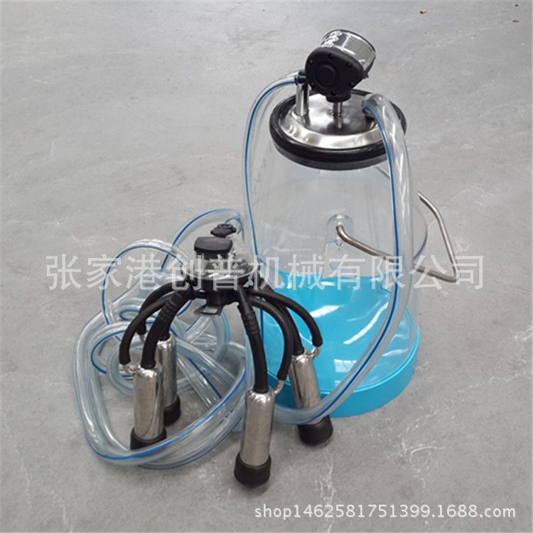 25L双刻度塑料挤奶桶 7mm厚度透明提桶挤奶机配件 厂家直销