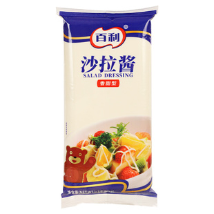 百利香甜型沙拉酱1kg 商用水果蔬菜色拉酱寿司汉堡家用涂抹面包酱