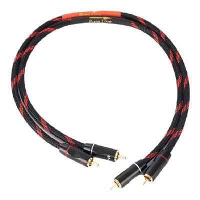 发烧音频线日本canare佳耐美双莲花音频信号线美国百威RCA高保真