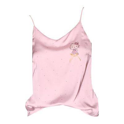 果壳冰丝吊带女2026夏季HelloKitty联名新款带胸垫女士背心可外穿