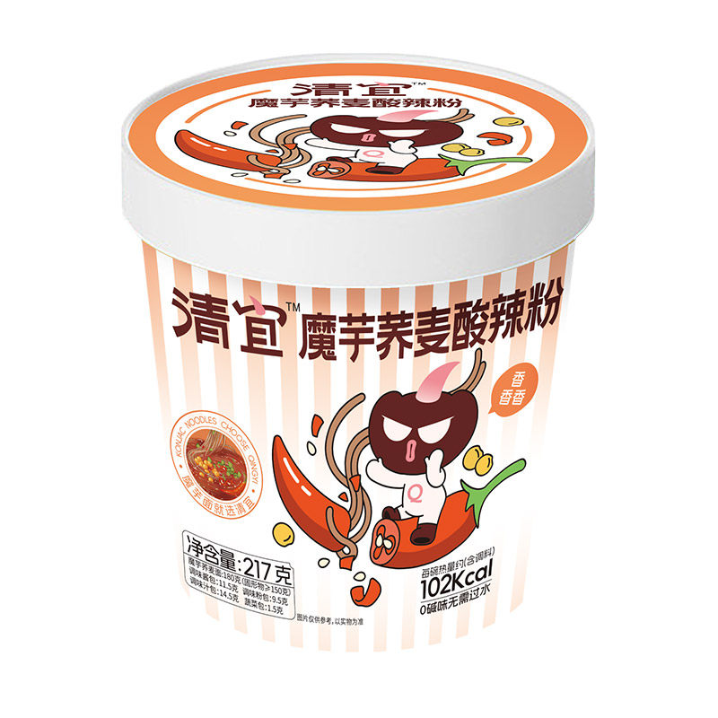关东煮+酸辣粉秋冬热卖魔芋代餐