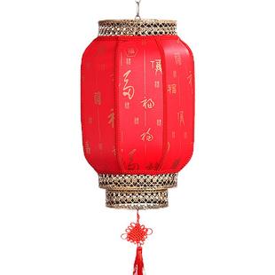 户外宫灯防水防晒仿古室外中国风广告印字定制做大红羊皮冬瓜灯笼