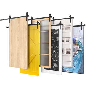 谷仓门移门无轨道吊轨门卫生间推拉门书架门厕所隐形门房间幽灵门