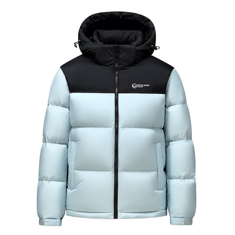 鸭鸭官方旗舰店2025年新款冬季面包服男士羽绒服加厚短款防寒外套