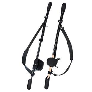 TRESZ路亚竿保护套束竿带护竿套 鱼竿袋骑车背竿带鱼竿帽稍收纳包