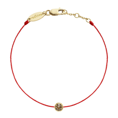 redline女士巧克力色钻石手绳